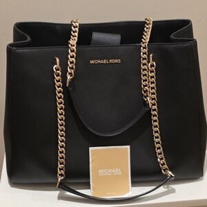 Michael Kors Black Tote Bag